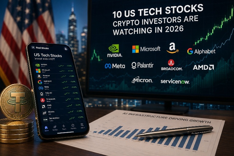 10 US Tech Stocks Crypto Investors Are Watching in 2026